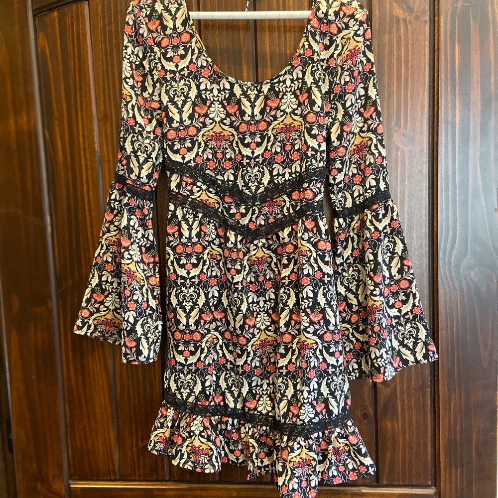Band of Gypsies Bell Sleeve Dress